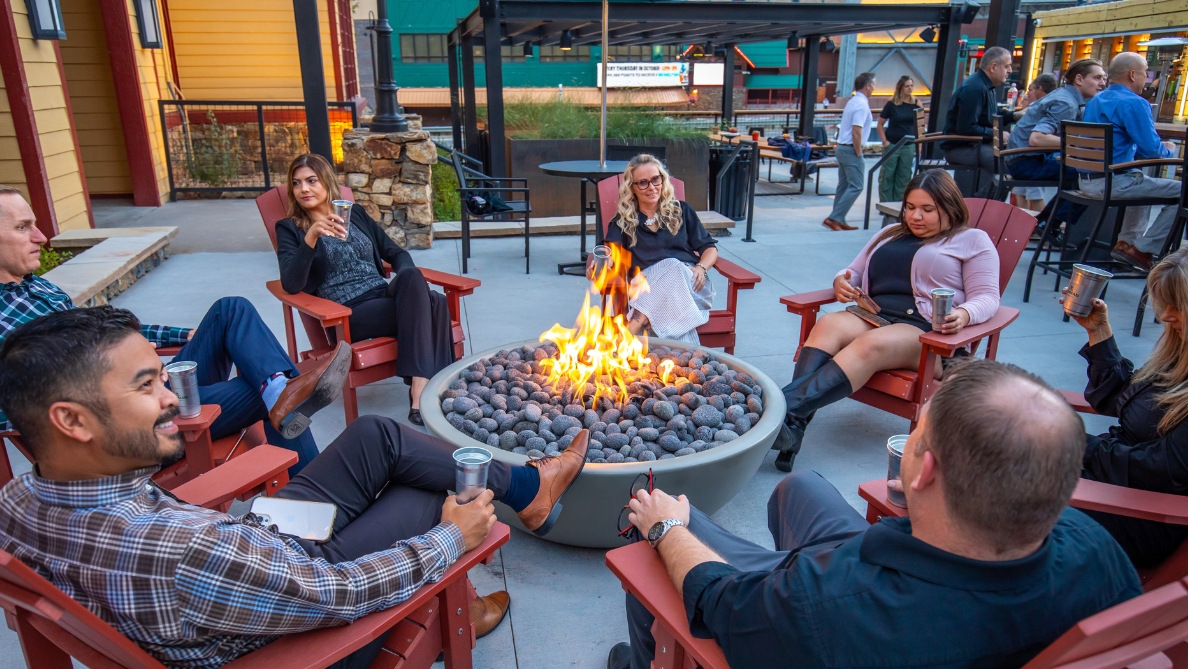 Richman Beer Garden GAME NIGHT PROMOTIONS FRIENDS FUN FOOD DRINKS BEER FIRE OUTDOORS BLACK HAWK