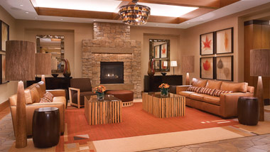hotel lobby