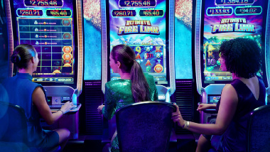people at slot machines
